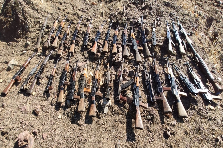 MSB açıkladı! PKK’ya ait silah ve mühimmat ele geçirildi MSB açıkladı! PKK’ya ait silah ve mühimmat ele geçirildi