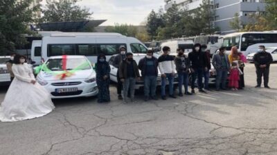 Düğün konvoyu görünümlü göçmen kaçakçılığı