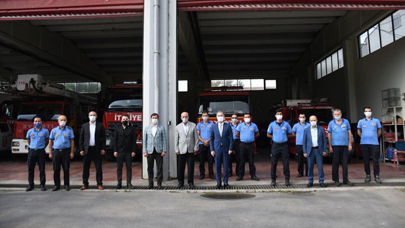 Başkan Taban’dan itfaiyeye ziyaret