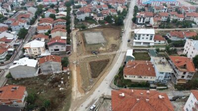 Akhisar’da Naim Süleymanoğlu Parkı yükseliyor