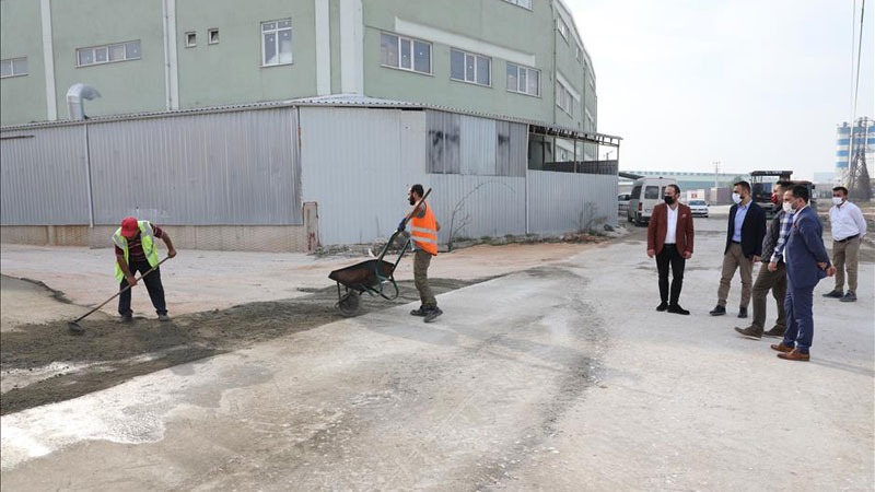 Metal Sanayi beton yol ile gelişiyor