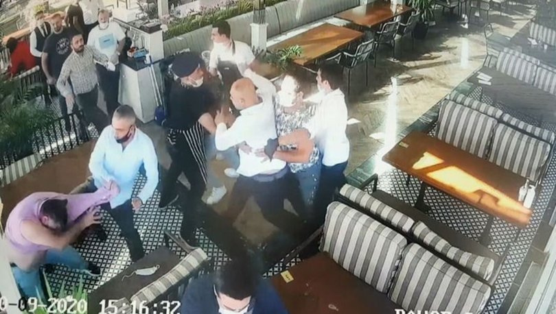 Patronların kavgası! Yumruk yumruğa girdiler