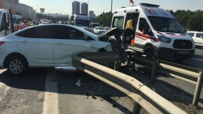 Feci kaza : 2’si polis 5 yaralı