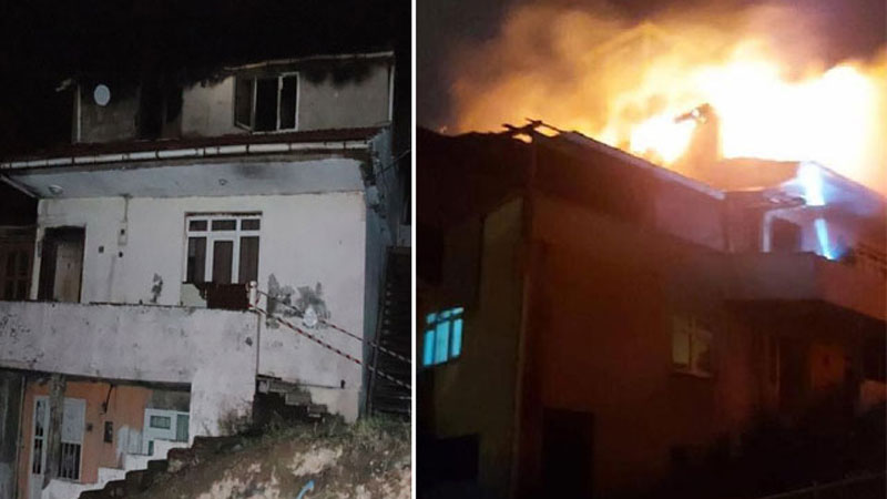 Yangın faciası: 1 ölü, 4 yaralı Yangın faciası: 1 ölü, 4 yaralı