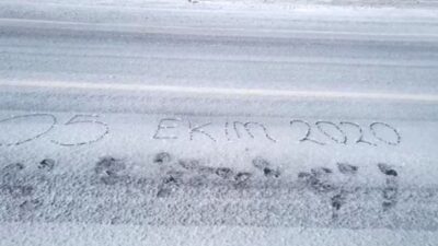 Ve mevsimin ilk karı yağdı!