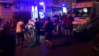 Korku dolu anlar! 5 katlı binanın bodrumunda tüpler patladı