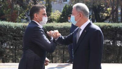 Bakan Akar, Libya Savunma Bakanı Selahaddin Namroush ile görüştü