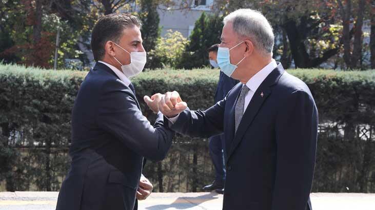 Bakan Akar, Libya Savunma Bakanı Selahaddin Namroush ile görüştü