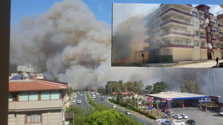 Kâbus gibi! Orman yangını 3 ilçeye yayıldı Kâbus gibi! Orman yangını 3 ilçeye yayıldı