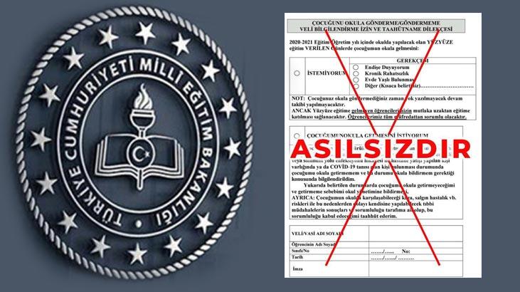 MEB bu belgeyi paylaşarak velileri uyardı!