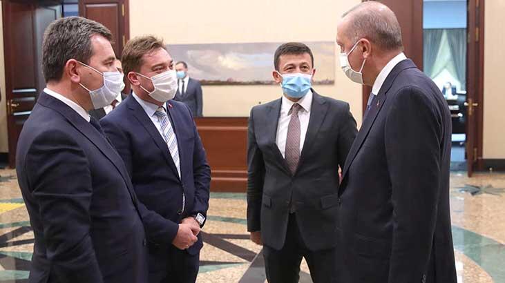 Bayındır ve Bergama belediye başkanları Cumhurbaşkanı Erdoğan ile görüştü