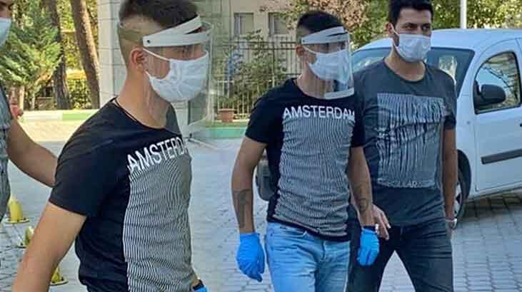 Ateşi yüksek çıkan şüpheli böyle götürüldü!