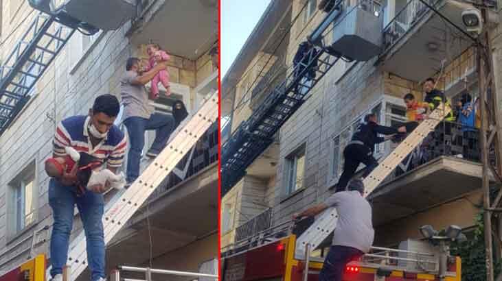 Binanın bodrum katında yangın çıktı! 10 kişi hastaneye kaldırıldı