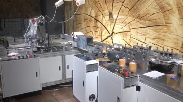 Bursa’da kaçak maske üretilen fabrikaya baskın!