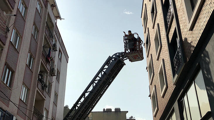 Yangın paniği! 8 kişi kurtarıldı