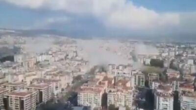 Şiddetli depremin ardından İstanbul’da bina boşaltılıyor!