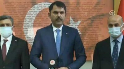 İzmir’de şiddetli deprem! Bakan Kurum’dan flaş açıklama