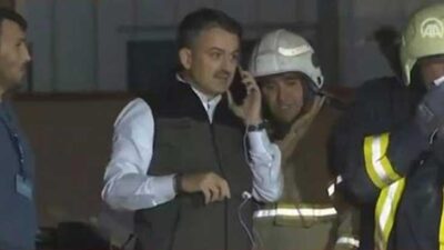 Enkazda kalan vatandaşa ulaşıldı! Bakan telefonla konuştu