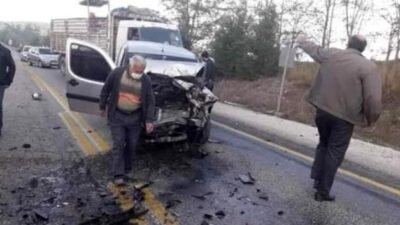 Bursa’da korkunç kaza: 1 ölü, 3 yaralı
