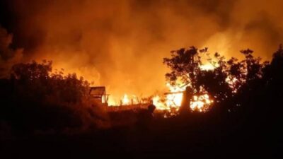 Muğla’da yangın: 6 ahşap ev ile 2 dönüm ormanlık alan zarar gördü