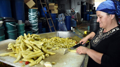 Bursa’daki ‘turşucu köy’ kışa hazır