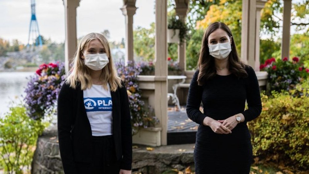 16 yaşındaki genç kız bir günlüğüne Finlandiya Başbakanı oldu 16 yaşındaki genç kız bir günlüğüne Finlandiya Başbakanı oldu