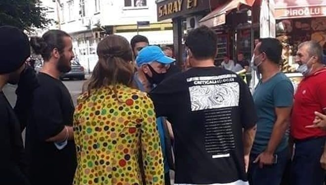 Dizi çekimini gerçek sanıp müdahale etti