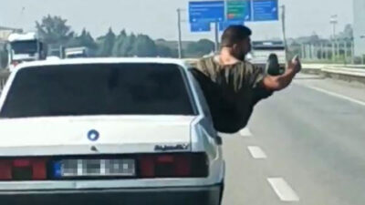 Bursa’da trafikte tehlikeli hareketler