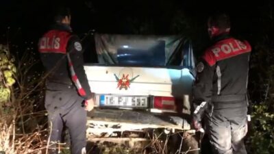 Bursa’da aracında tüfek olan sürücü polisten kaçtı, ceza yedi