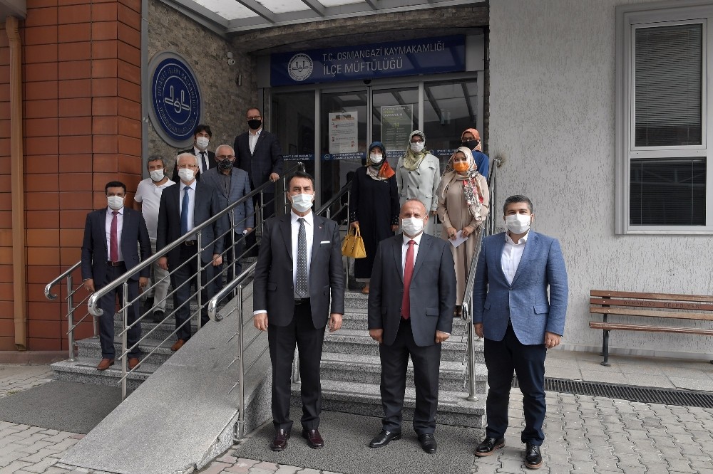 Başkan Dündar’dan Osmangazi Müftüsü Uzun’a ziyaret