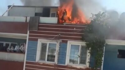 Bursa’da çatı yangını