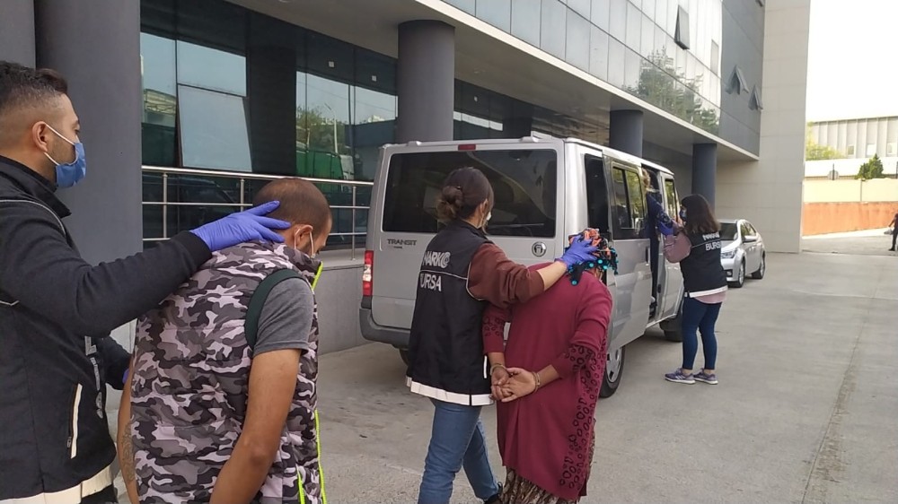 Bursa’da uyuşturucu operasyonu: 7 gözaltı