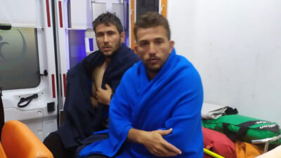 Gemlik Körfezi’nde hareketli anlar! Ölümden döndüler