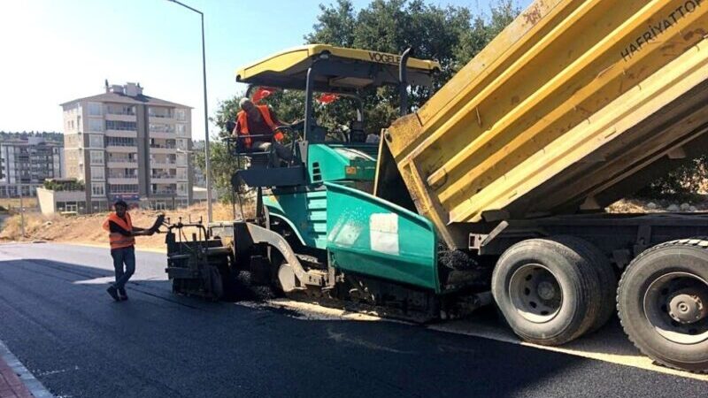 Güneştepe sokakları asfaltlandı Güneştepe sokakları asfaltlandı