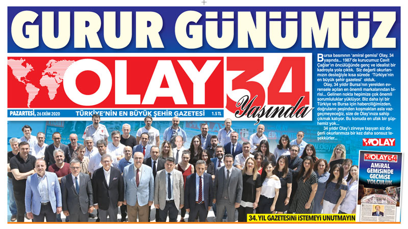 Gurur günümüz! Olay, 34 yaşında