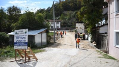 Hacıkara yollarına parke taşı