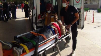 Bursa’da iskeleden düşen işçi ağır yaralandı