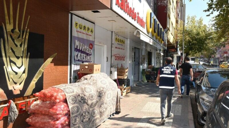 Yıldırım’da kaldırım işgallerine sıkı takip