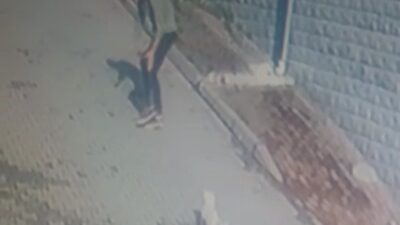 Bursa’da köpeği önce sevdi, sonra kaçırdı, o ânlar güvenlik kameralarına yansıdı