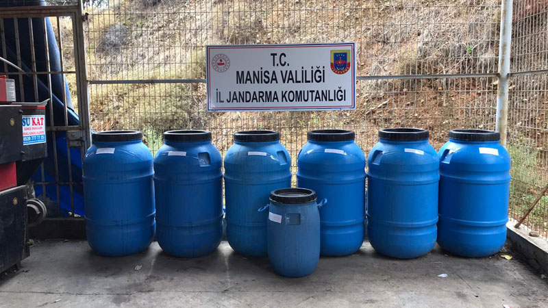 20 ton kaçak şarap ele geçirildi