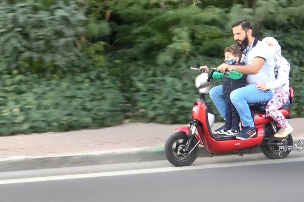 Bursa’da tehlikeli yolculuk