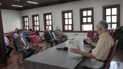 Osmangazi’de Şadırvanlı Han söyleşileri başladı