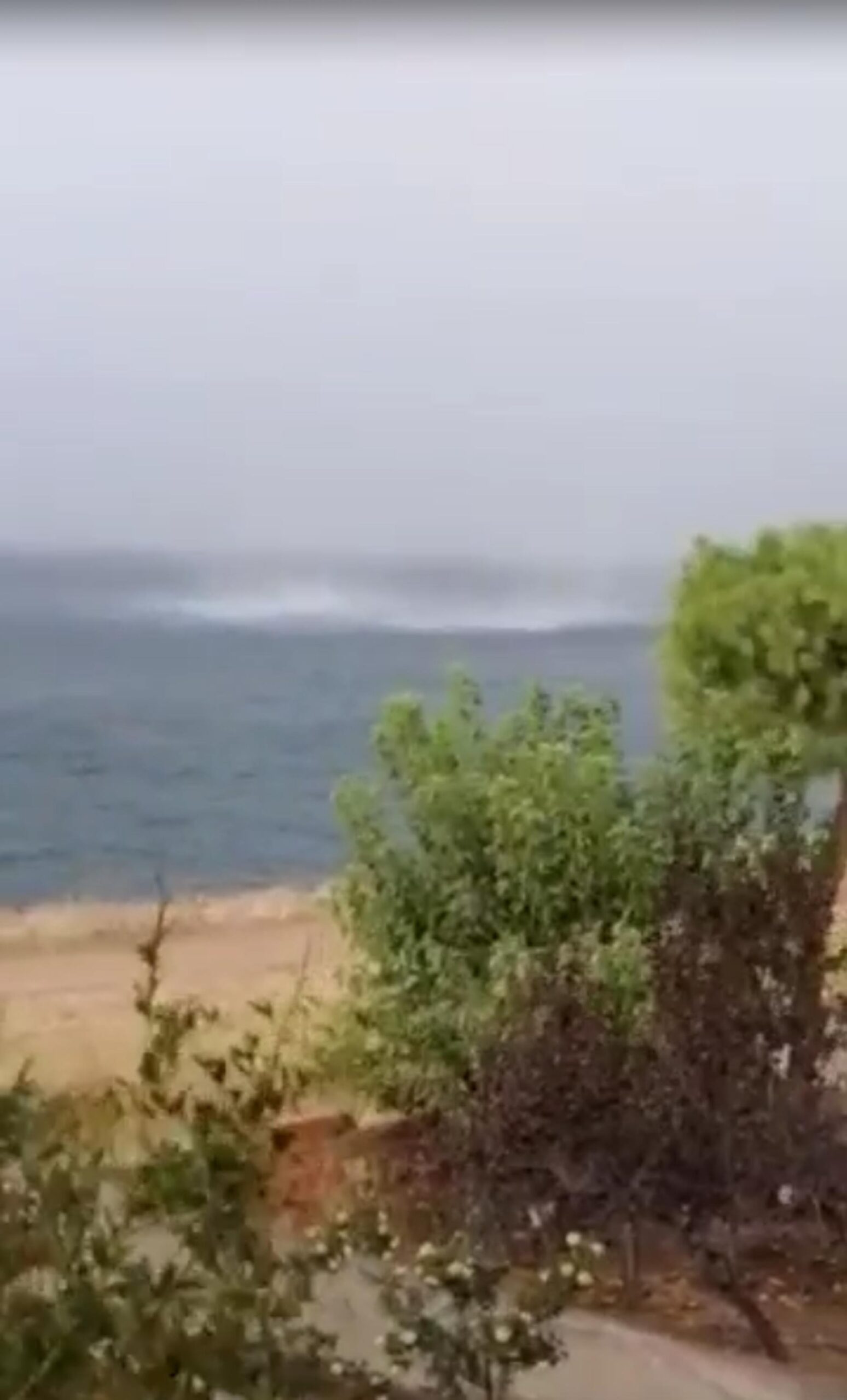 Hortum ağaçları devirdi, çatıları uçurdu