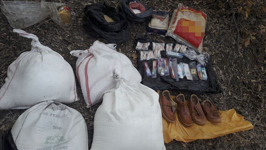 Bitlis’te PKK’lı teröristlerce araziye gizlenmiş malzemeler imha edildi