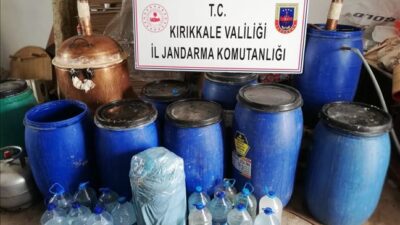 Kırıkkale’de 1150 litre sahte rakı ve şarap ele geçirildi