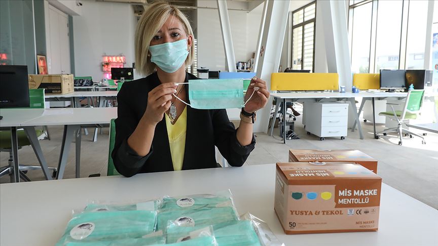 ‘Mentollü maske’ ihracat yolunda