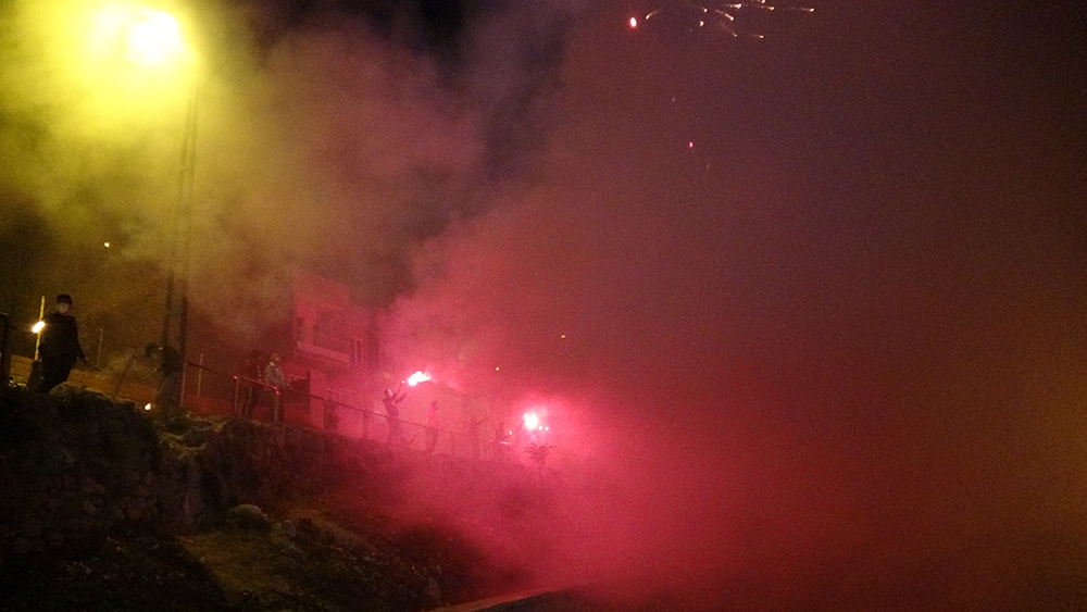 Uludağ eteklerinde meşaleli Cumhuriyet şöleni
