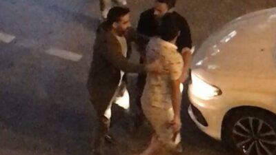 Yol vermedi diye ilk önce saldırdı, sonra silahla üzerine yürüdü