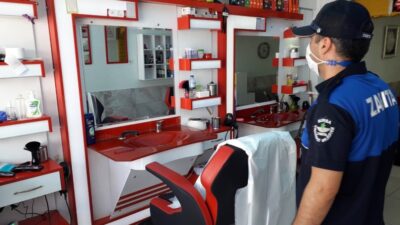 Zabıtadan korona denetimi