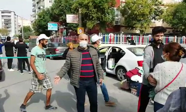 Binadan gelen sesler paniğe neden oldu